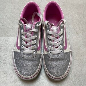 Kids sparkly Vans